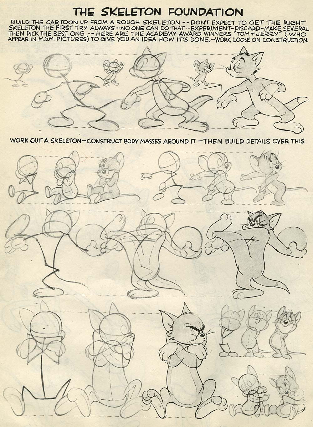 Skeleton Foundation Skeleton Foundation guide by Preston Blair